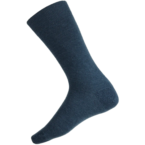 Baby Alpaca Blend Health Socks - Denim