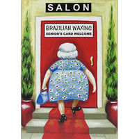 Greeting Card - Salon Visit