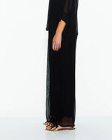 Sunlight & Shadow Silk Pant - Black