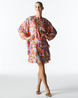 Midsummer Mini Dress - Sunset Palm