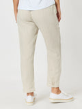 Jersey Waist Linen Pant - Natural