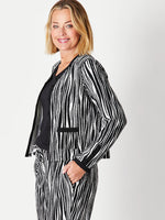 Stripe Jacket - Black/White