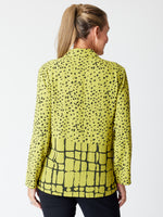 Pebble Splice Shirt- Lime/Black