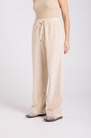 Velour Pant - Almond