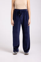 Velour Pant - French Navy