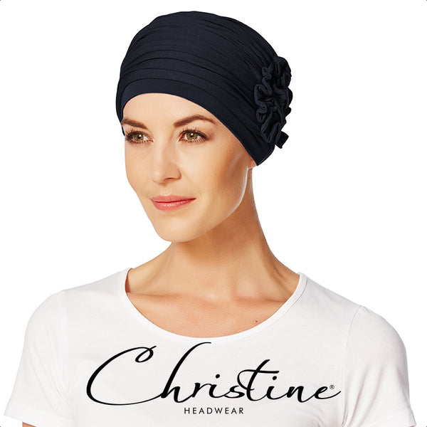 Lotus Turban - Denim