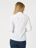 Emma Rib Detail Shirt - White