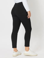 Stretch Slim Leg Pant - Black