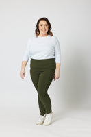 Stretch Slim Leg Pant - Khaki