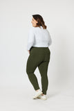 Stretch Slim Leg Pant - Khaki