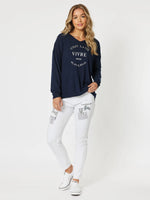 Stella Patch Denim Jean - White