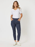 Amelia Pull On Jegging - Indigo