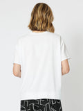 New York Asymmetric T-Shirt - White