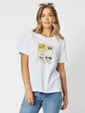 Poochi Cotton Tee - White