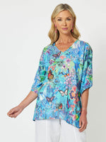 Garden Party Print Top - Multi