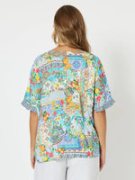 Portofino Print Top - Multi