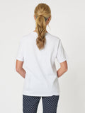 Milan Beaded Tee - White