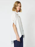 State of Mind Asymmetric Shirt - White