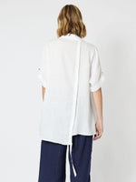 State of Mind Asymmetric Shirt - White