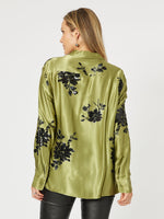 Seville Flower Shirt - Pistachio