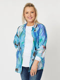 Monterey Print Shirt - Blue