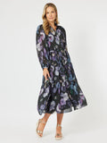 Venice Print Dress - Amethyst