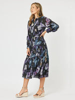 Venice Print Dress - Amethyst