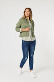 Retro Denim Jacket -  Washed Khaki