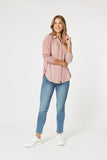 Paige Washed Shirt - Pink