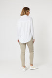 Paige Washed Shirt - White