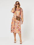 Studio Floral Dress - Fig