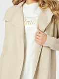 Ava Rib Cardigan - Natural
