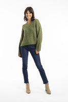 Alpaca Blend Knit - Olive
