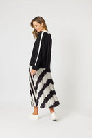 Monaco Knit - Black Ivory