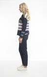 Reversible Stripe Knit - Olive Stripe