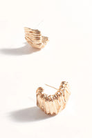 Molten Curved Earrings