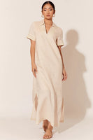 Melanie Linen Dress - Stone