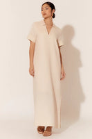 Melanie Linen Dress - Stone