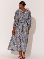 Carla Midi Dress - Paisley Print