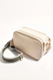 Geo Webbing Bag Strap - Khaki