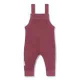 Berry Knit Pocket Overall