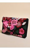 Hand Beaded Floral Clutch