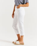 Crop Bengaline Pant - White