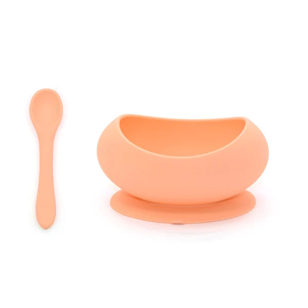 Stage One Bowl & Spoon Set - Peach