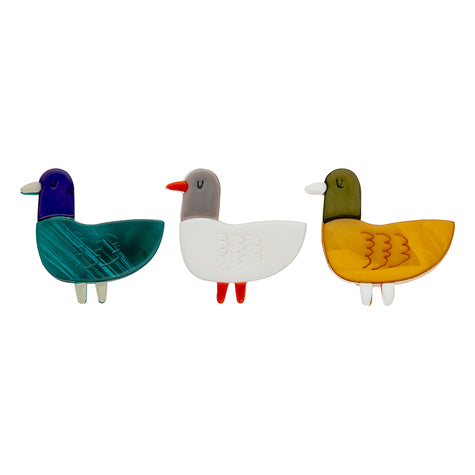 Just Ducking Around Brooches