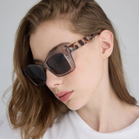 Cleo Sunglasses Green/Tortoise Shell