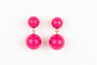 Catherine Earrings - Fuchsia