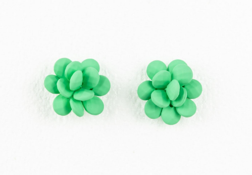 Grace Earrings - Green