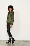 Reversible Sherpa & Suede Jacket - Khaki