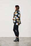 Boucle Patch Jacket - Black